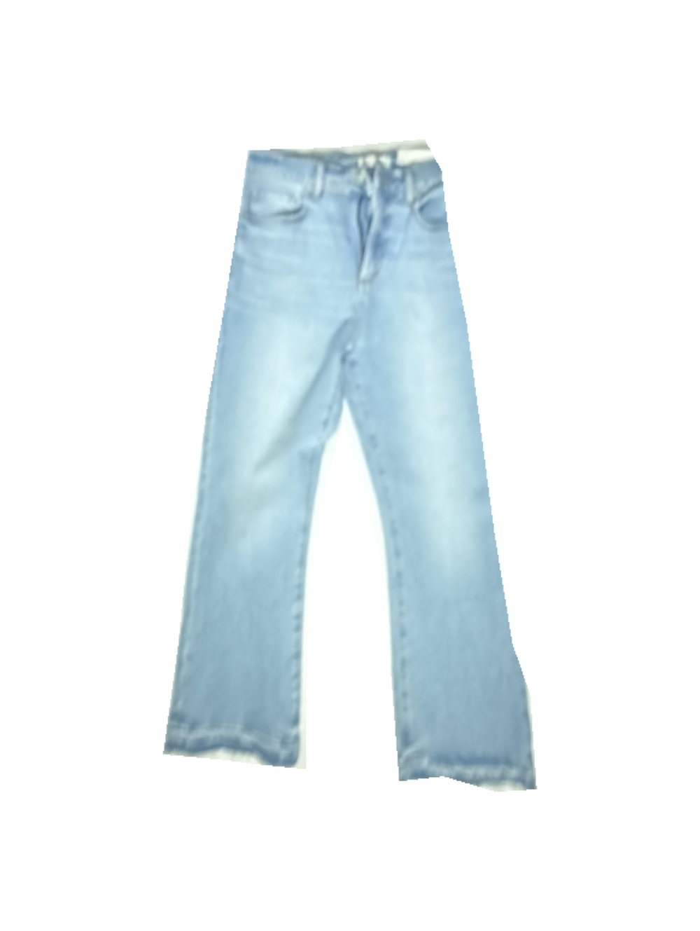 LOFT Light Blue Frayed Hem Cropped Jeans Size 28/6
